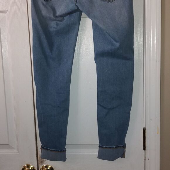 Aeropostale Seriously Stretchy High Rise Curvy Distressed Jeggings Sz 6 - Picture 6 of 13